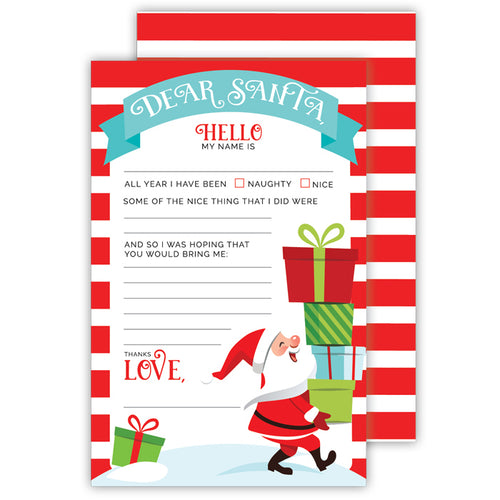 Dear Santa Presents Letter to Santa