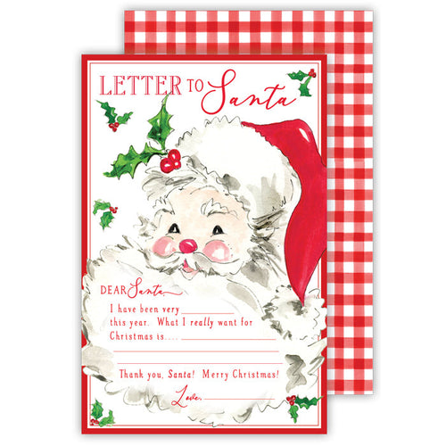 Red Santa Letter to Santa