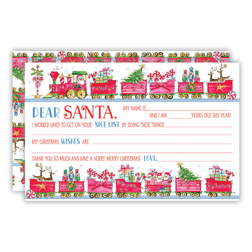 Santa Train Letter to Santa