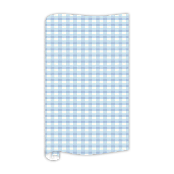 Caitlin Wilson French Blue Plaid Gift Wrap