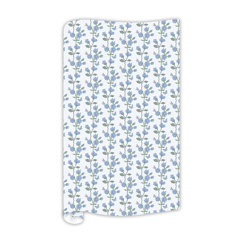 Caitlin Wilson French Blue Floral Vine Gift Wrap