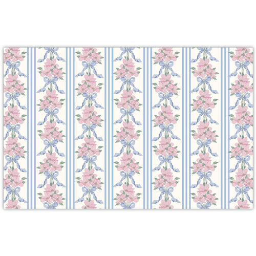 Caitlin Wilson French Blue Bouquet Stripe Placemats