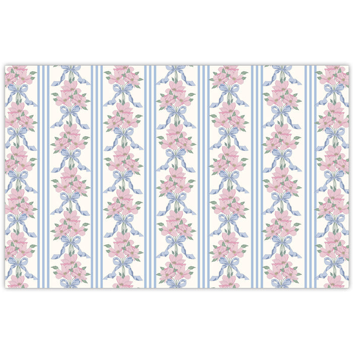 Caitlin Wilson French Blue Bouquet Stripe Placemats