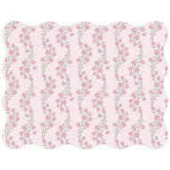 Caitlin Wilson Blush Floral Vine Posh Die-Cut Placemat