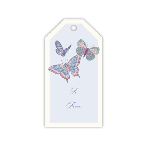 Caitlin Wilson French Blue Butterflies Gift Tags
