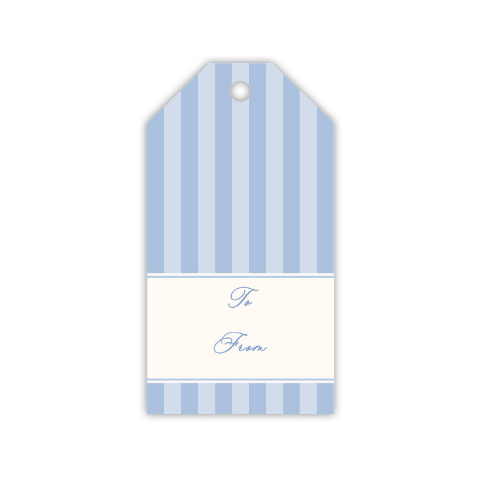 Caitlin Wilson French Blue Stripe Gift Tags