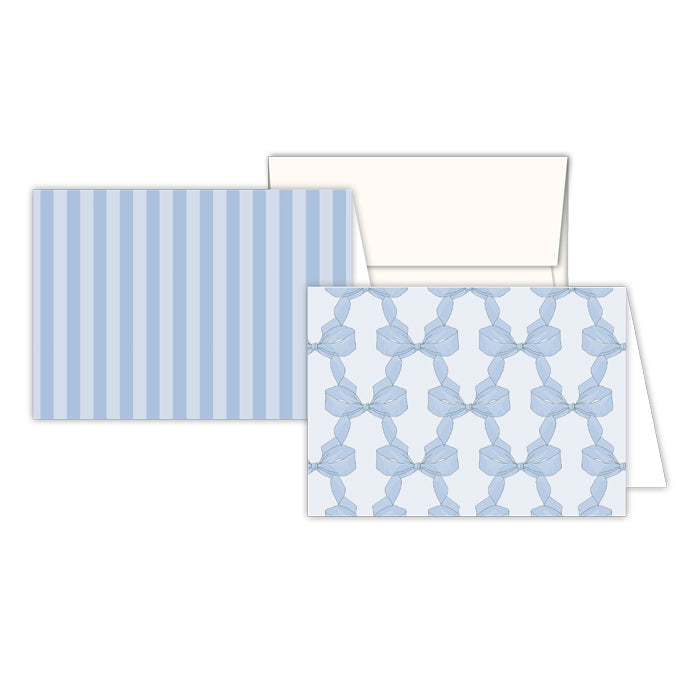 Caitlin Wilson French Blue Bows & Noelle Stripe Stationery Notes
