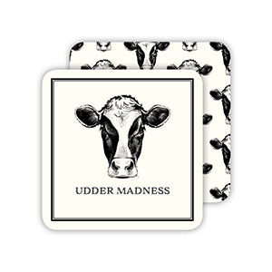 Udder Madness Paper Coasters