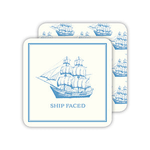 Ship Faced Paper Coasters