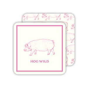 Hog Wild Paper Coasters