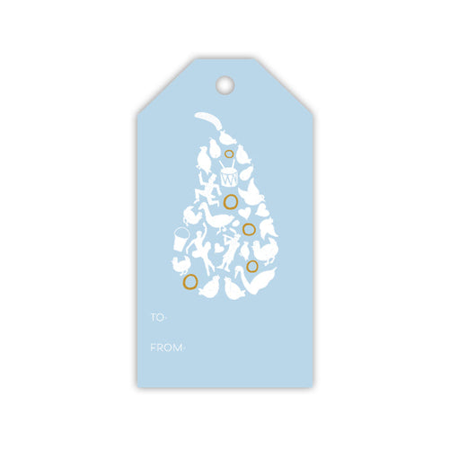 Honey+Hank 12 Days of Christmas Pears Gift Tags