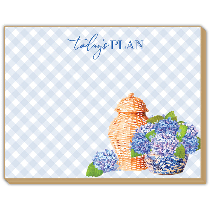 Tom Tom Today's Plan Handpainted Hydrangea and Basket Luxe Planner