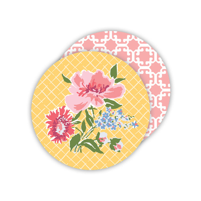 Madcap Cottage Island Floral Paper Coasters