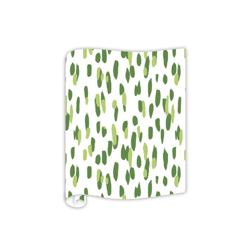 Madcap Cottage Green Clubhouse Dot Table Runner