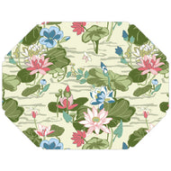 Madcap Cottage Pink Lake Lillies Posh Die-Cut Placemats